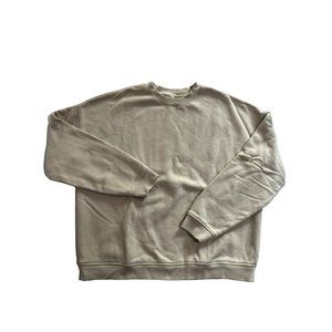 ALO Yoga Renown Crew Neck Pullover in Bone